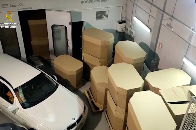 Detenidos tras robar 2.000 kilos de marihuana a la Guardia Civil en Madrid